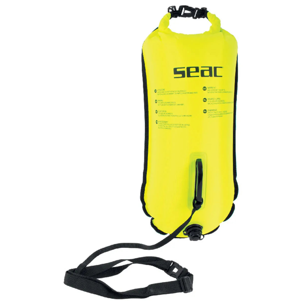 Seac Swim 28 Liters Buoy Yellow | Diving Sports Canada | Vancouver