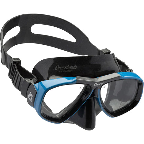 Cressi Focus Dive Mask Black/Blue | Diving Sports Canada | Vancouver