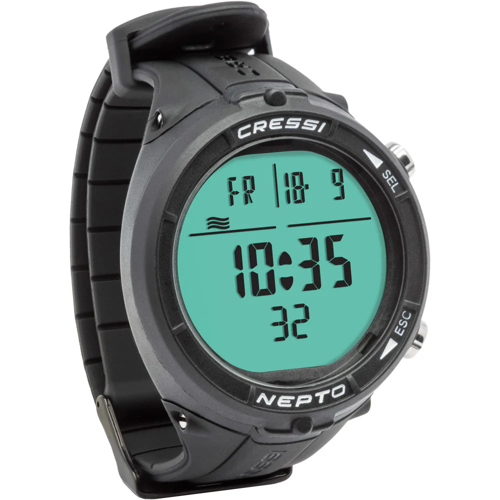 Cressi Nepto Freediving Computer Black