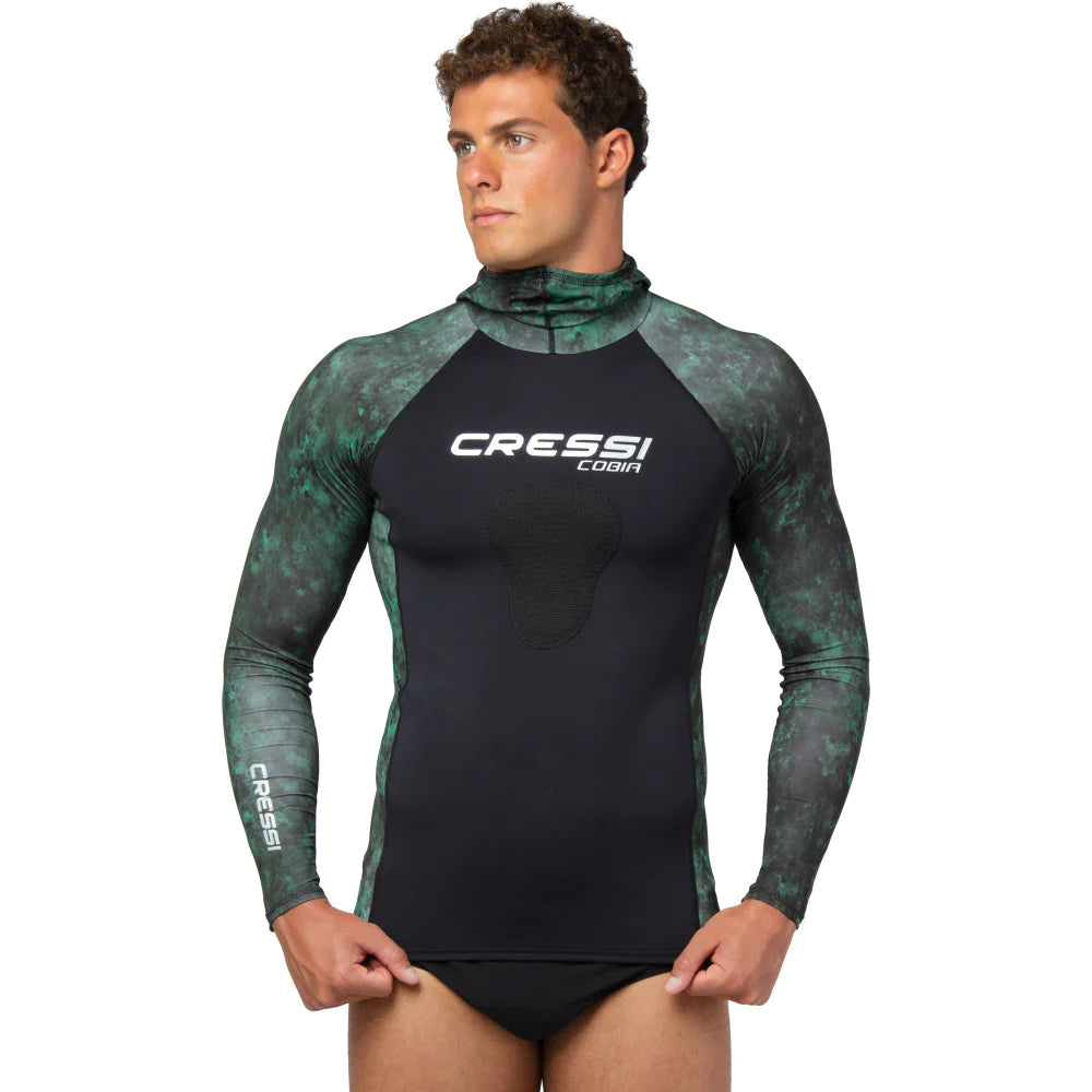 Cressi Cobia Rashguard Shirt Camo Green