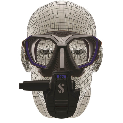 Scubapro D-Mask Blue M | Diving Sports Canada
