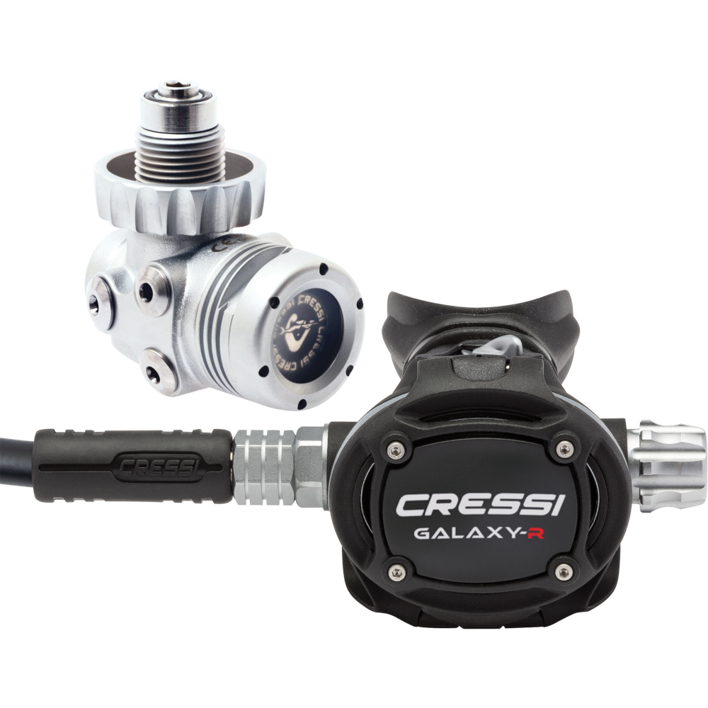 Cressi T10-SC Cromo / Galaxy Adj | Diving Sports Canada