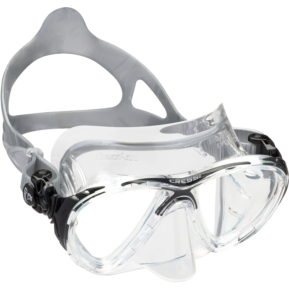 Cressi Big Eyes Evolution Crystal clear/black | Diving Sports Canada